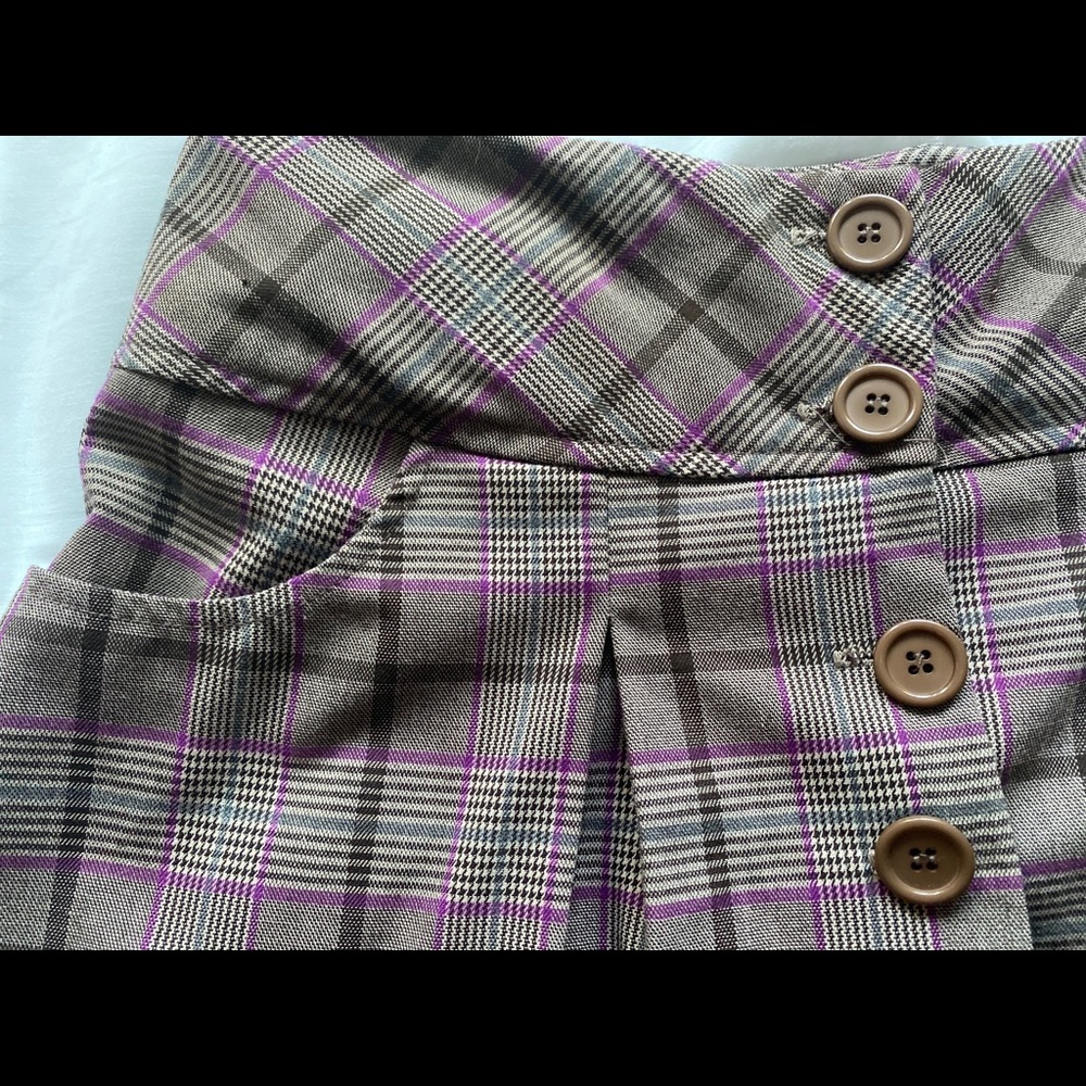 Plaid Skirt - Picture 2 of 4